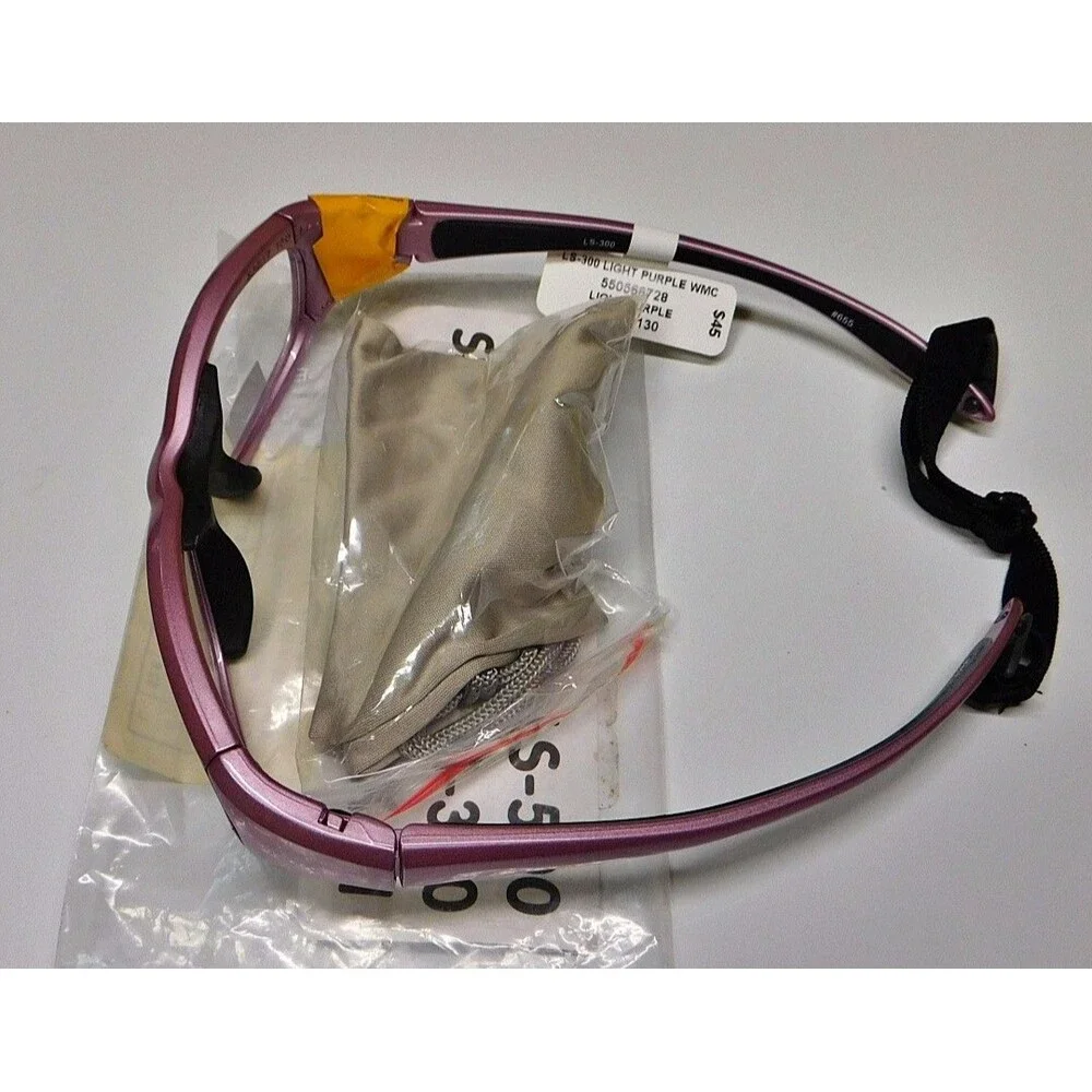 New Liberty Sport Rec Specs LS-300 Goggles Glasses Frame Light Purple 53-17-130